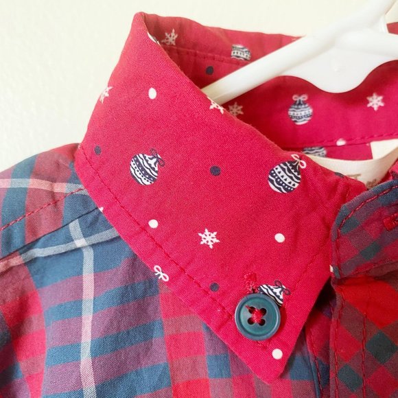 NWT Matilda Jane Handsome Holiday Shirt Red Plaid Toddler Boys Sz 2 - Picture 4 of 5
